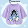 Áo thun bé gái BabyloveGO tay lỡ form rộng, in hình độc đáo, cotton mềm mịn, thấm hút mồ hôi chỉ 89.250đ 5