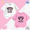 Áo thun bé gái cộc tay cotton co giãn 4 chiều, hình siêu dễ thương, size 15‑40kg, giảm giá 108.000₫ 2