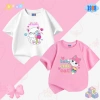 Áo thun bé gái cộc tay cotton co giãn 4 chiều, hình siêu dễ thương, size 15‑40kg, giảm giá 108.000₫ 6