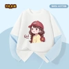 Áo Thun Bé Gái Cotton 100% Dài Tay - Mềm Mại, Thoáng Khí, In Hình Cô Gái Dễ Thương 120k 7