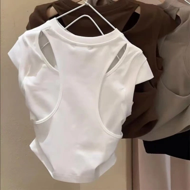 Áo thun bé gái cotton 100% phong cách Hàn Quốc, thời trang đa năng, giảm giá 20% 2
