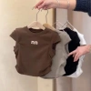 Áo thun bé gái cotton 100% phong cách Hàn Quốc, thời trang đa năng, giảm giá 20% 3