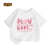 Áo thun bé gái cotton HKAM - Mềm mại, thoáng khí, dễ thương hình chó, chỉ 89k 8