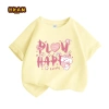 Áo thun bé gái cotton HKAM - Mềm mại, thoáng khí, dễ thương hình chó, chỉ 89k 10