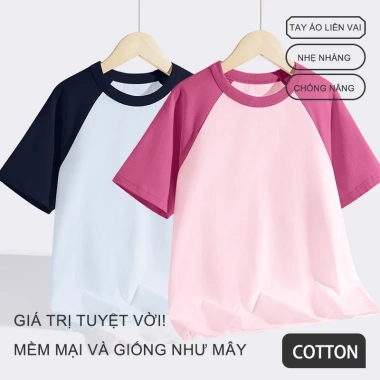 Áo Thun Bé Gái Cotton Raglan 100% Thoáng Khí In Hình Thỏ Dễ Thương HKAM Giá 91.800 2