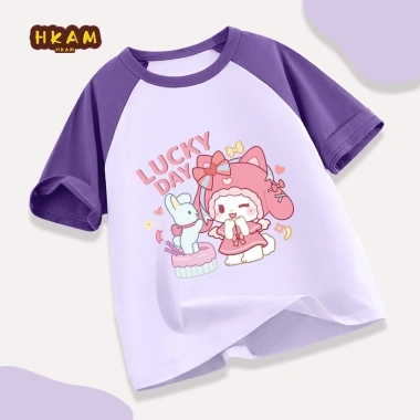 Áo Thun Bé Gái Cotton Raglan 100% Thoáng Khí In Hình Thỏ Dễ Thương HKAM Giá 91.800 8