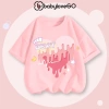 Áo thun bé gái form rộng BabyloveGO 2.026 cotton mềm mịn, thoáng mát, in hình dễ thương 129k 2