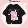 Áo thun bé gái form rộng BabyloveGO 2.026 cotton mềm mịn, thoáng mát, in hình dễ thương 129k 7
