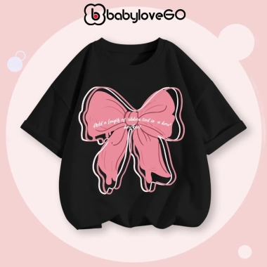 Áo thun bé gái form rộng BabyloveGO 2.026 cotton mềm mịn, thoáng mát, in hình dễ thương 129k 9