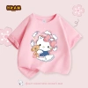 Áo thun bé gái Hello Kitty 100% cotton mềm mại thoáng khí - Giá ưu đãi 89.000đ