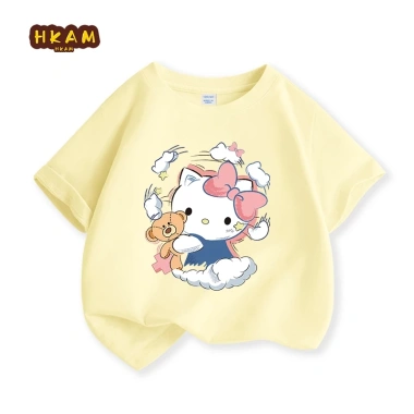 Áo thun bé gái Hello Kitty 100% cotton mềm mại thoáng khí - Giá ưu đãi 89.000đ 10 Áo thun bé gái Hello Kitty 100% cotton mềm mại thoáng khí - Giá ưu đãi 89.000đ 10
