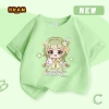 Áo thun bé gái HKAM 100% Cotton mềm mại, thoải mái, in hình dễ thương – 89.000₫