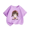 Áo thun bé gái HKAM 2.024 100% Cotton ngắn tay họa tiết dễ thương Giá 89.000 VND 3