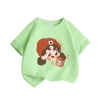 Áo thun bé gái HKAM 2.024 100% Cotton ngắn tay họa tiết dễ thương Giá 89.000 VND 5