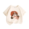Áo thun bé gái HKAM 2.024 100% Cotton ngắn tay họa tiết dễ thương Giá 89.000 VND 6