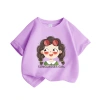 Áo thun bé gái HKAM 2.024 100% Cotton ngắn tay họa tiết dễ thương Giá 89.000 VND 8