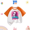 Áo thun bé gái họa tiết cô gái tóc hồng, thoáng mát, thấm mồ hôi, nhiều màu, 90.000₫ 8