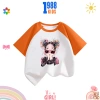 Áo thun bé gái in cô gái đeo kính, cotton thoáng mát, mã 43 - Giá 90.000đ 2