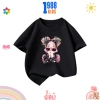 Áo thun bé gái in cô gái đeo kính, cotton thoáng mát, mã 43 - Giá 90.000đ 4