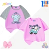 Áo thun bé gái in hình đáng yêu HT01 cotton mỏng, nhiều màu, size 15‑38kg, 90.000₫ 6