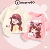 Áo thun bé gái ngắn tay BabyloveGO cotton in hình dễ thương siêu hot - Giá chỉ 119k 3