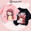 Áo thun bé gái ngắn tay BabyloveGO cotton in hình dễ thương siêu hot - Giá chỉ 119k 4