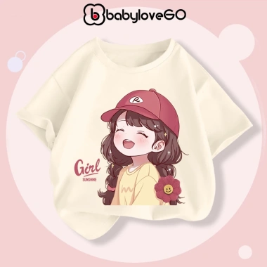Áo thun bé gái ngắn tay BabyloveGO cotton in hình dễ thương siêu hot - Giá chỉ 119k 10 Áo thun bé gái ngắn tay BabyloveGO cotton in hình dễ thương siêu hot - Giá chỉ 119k 10