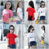 Áo thun bé gái size 15-43kg, thiết kế đáng yêu, chất liệu mềm, giảm giá 57k