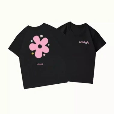 Áo Thun Bé Gái Tay Ngắn Cổ Tròn Cotton Dáng Rộng In Hoạt Hình Mùa Hè 143.332₫