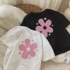 Áo Thun Bé Gái Tay Ngắn Cổ Tròn Cotton Dáng Rộng In Hoạt Hình Mùa Hè 143.332₫ 6