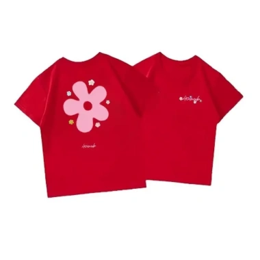 Áo Thun Bé Gái Tay Ngắn Cổ Tròn Cotton Dáng Rộng In Hoạt Hình Mùa Hè 143.332₫