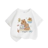 Áo thun bé gái Unisex 100% Cotton mềm mại thoáng khí in hình Capybara - Giá 85.000đ 9