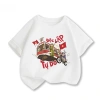 Áo thun bé trai 100% Cotton áo cờ đỏ sao vàng, ngắn tay mềm mại thoáng khí 7