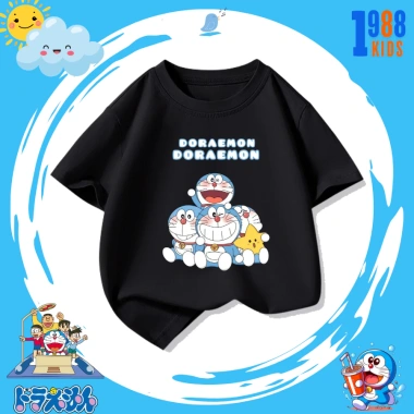 Áo thun bé trai & bé gái Doraemon siêu dễ thương, màu đen cotton cao cấp - Giá chỉ 90.000 VND 7 Áo thun bé trai & bé gái Doraemon siêu dễ thương, màu đen cotton cao cấp - Giá chỉ 90.000 VND 7