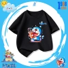 Áo thun bé trai & bé gái Doraemon siêu dễ thương, màu đen cotton cao cấp - Giá chỉ 90.000 VND 8
