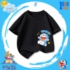 Áo thun bé trai & bé gái Doraemon siêu dễ thương, màu đen cotton cao cấp - Giá chỉ 90.000 VND 10