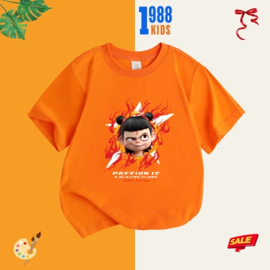 Áo thun bé trai bé gái hình Na Tra thoáng mát co giãn tốt – Mặc nhà đi chơi đẹp, mã 1.016, giá chỉ 108.000₫ 4