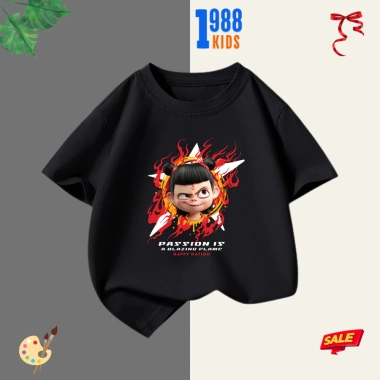 Áo thun bé trai bé gái hình Na Tra thoáng mát co giãn tốt – Mặc nhà đi chơi đẹp, mã 1.016, giá chỉ 108.000₫ 10