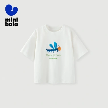 Áo thun bé trai & bé gái Minibala cotton nguyên chất tay ngắn mùa hè - 336.960₫