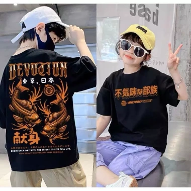 Áo thun bé trai dễ thương cổ tròn tay ngắn 100% cotton size 90-150 phong cách sành điệu - Giá 143.332đ