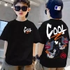 Áo thun bé trai dễ thương cổ tròn tay ngắn 100% cotton size 90-150 phong cách sành điệu - Giá 143.332đ 10