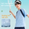 Áo thun bé trai lưới - Bộ màu tương phản, thoáng khí, thấm mồ hôi, in VN 240k 5