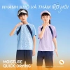Áo thun bé trai Lưới trẻ em - Bộ đồ màu tương phản khô nhanh, thoáng khí, 240.000₫ 2
