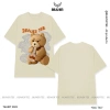 Áo thun Beaver màu kem tay lỡ form rộng unisex - Local Brand, Freeship, chỉ 225k 5