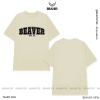 Áo thun Beaver màu kem tay lỡ form rộng unisex - Local Brand, Freeship, chỉ 225k 10