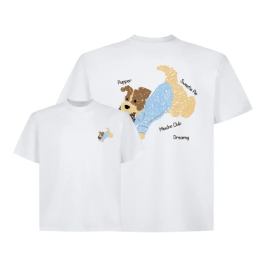 Áo thun boxy cún dễ thương cotton thoáng mát Hàn Quốc - Giao 24h, 69k RTOML 6 Áo thun boxy cún dễ thương cotton thoáng mát Hàn Quốc - Giao 24h, 69k RTOML 6