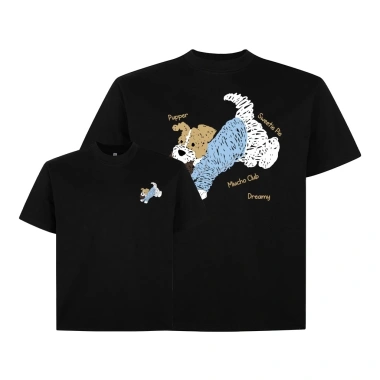 Áo thun boxy cún dễ thương cotton thoáng mát Hàn Quốc - Giao 24h, 69k RTOML