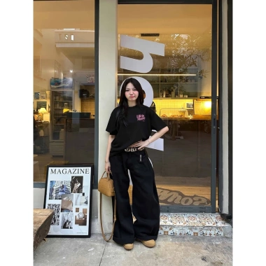 Áo thun boxy Hàn Quốc RTOML tay ngắn cổ tròn cotton thoáng mát, giá 69.000₫ 3