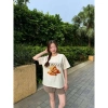 Áo thun boxy Hàn Quốc RTOML tay ngắn cổ tròn cotton thoáng mát, giá 69.000₫ 4