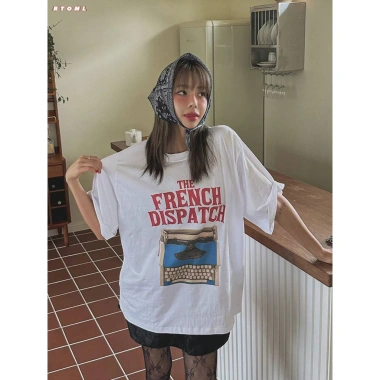 Áo thun Boxy nam nữ tay ngắn lỏng lẻo 100% cotton mùa hè - RTOML, giá 69.000₫